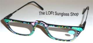 Hand Painted Fun Glitterry Prints Reading Glasses r224  