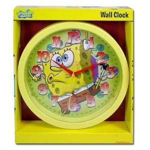 Sponge Bob 10 Round Wall Clock Case Pack 6   913567 