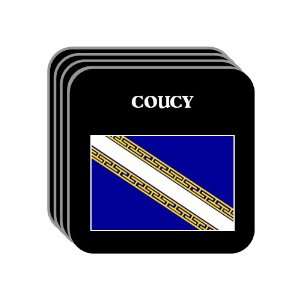  Champagne Ardenne   COUCY Set of 4 Mini Mousepad 