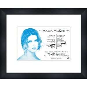  MARIA MCKEE UK Tour 1990   Custom Framed Original Ad 