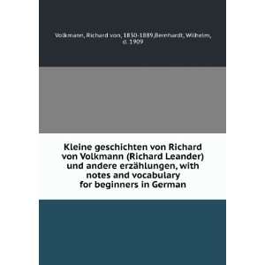    Richard von, 1830 1889,Bernhardt, Wilhelm, d. 1909 Volkmann Books