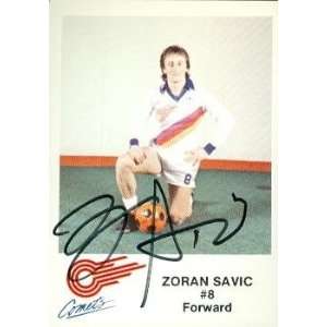  Zoran Savic Autographed/Hand Signed Soccer trading Card 