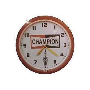  Champion Sparkplugs Neon Clock 20