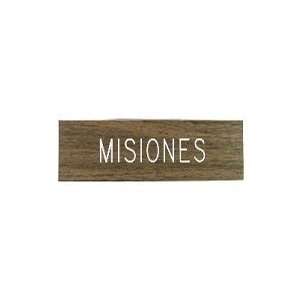  Spanish Formica Plaque Missions