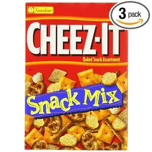 Cheez It Snack Mix, Baked Snack Assortment, 10.5 Ounce Boxes (Pack of 