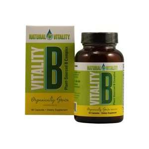 Natural Vitality B Plant Sourced B Complex    60 Capsules 