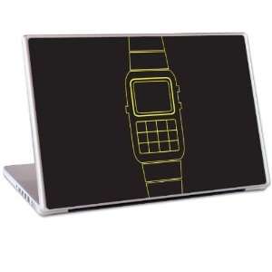   FGW10048 12 in. Laptop For Mac & PC  Free Gold Watch  Black Watch Skin