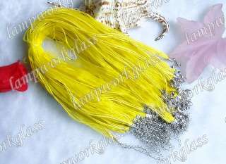 wholesale 400strds 42+5cm Silk Necklace Jewelry cord  