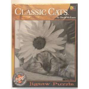    Classic Cats 500 Piece Jigsaw Puzzle: Lazy Daisy: Toys & Games