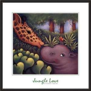   Jungle Love III by Marisol Sarrazin   Framed Artwork