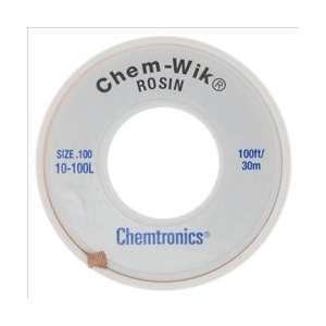 Chemtronics 10 100L DESOLDERING BRAID WICK BLUE CHEM WIK LITE 100 