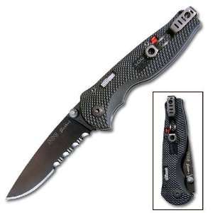 SOG Specialty Knives (SOGTF 1) 3.75 Folding Knife w/Black TiNi Blade 