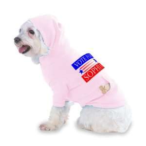  VOTE FOR SOPHIA Hooded (Hoody) T Shirt with pocket for your 