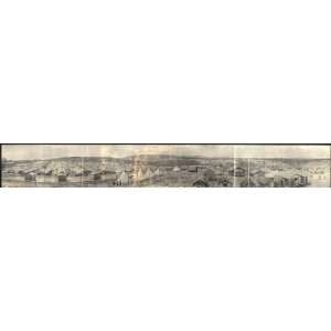  Panoramic Reprint of Camp Sevier, S.C., March 10, 1918 