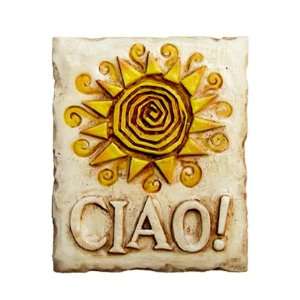  Ciao Italian wall plaque