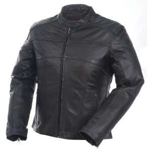  Mossi Womens Premium Leather Jacket Size 20 Black 