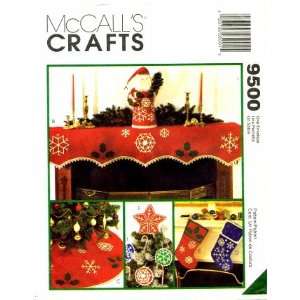 : McCalls 9500 Crafts Sewing Pattern Snowflake Christmas Centerpiece 