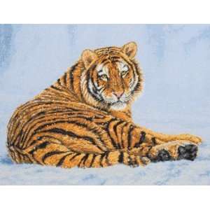 Siberian Snow (Tiger)   Cross Stitch Kit Arts, Crafts 