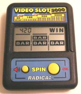   VIDEO SLOT 5000 Rare Electronic Handheld Hand Held Game VTG  