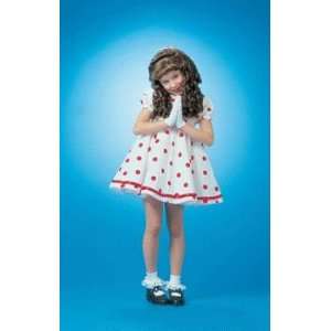  Shirley Dimples Polka Dot Dress Child Halloween Costume 