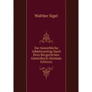   Gesetzbuch (German Edition) (9785878030052) Walther Sigel Books