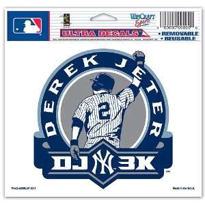  Derek Jeter 3000 Hits DJ 3K 5x6 Ultra Decal Sports 