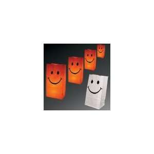  Smiley Face Luminarie Bags (50 Pack) Health & Personal 