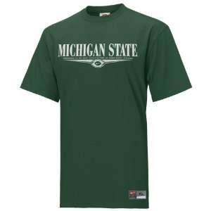  Nike Michigan State Spartans Green Practice T shirt 