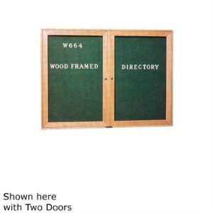  Claridge Products W664 2VF 36 x 24 Wood Framed Directory 