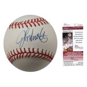  John Smoltz Autographed Baseball JSA