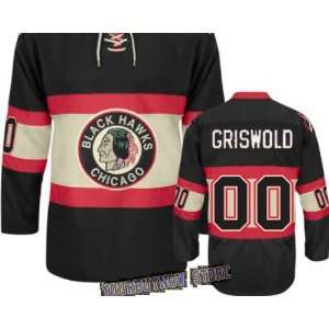  NHL Gear   Clark Griswold #0 Chicago Blackhawks Third 