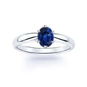  The Classic Oval Solitaire Ring Sapphire Ring, Sapphire 