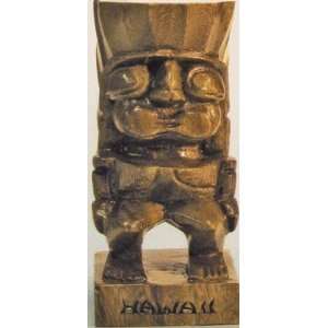 Hawaiian Hand Carved Tiki Ku 8 inch 