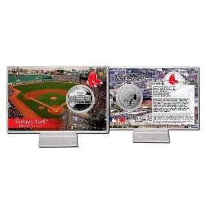    Red Sox Fenway Park Silver Plate Coin Card: Everything Else