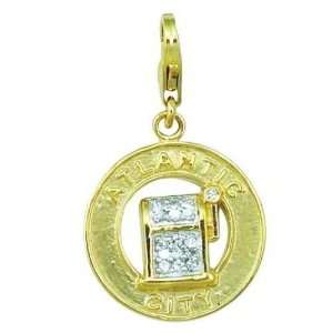   10ct HI Diamond Slot Machine Spring Ring Charm Arts, Crafts & Sewing