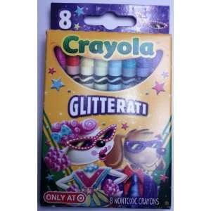  Crayola Crayons  8pack GLITTERATI Toys & Games