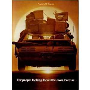  1970 PONTIAC STATION WAGON Sales Brochure Book: Automotive