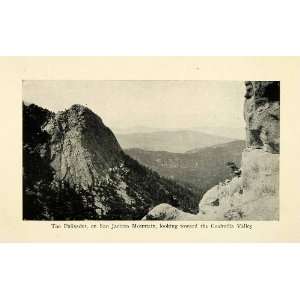  1913 Print Palisades San Jacinto Mountain Coahuila Valley 
