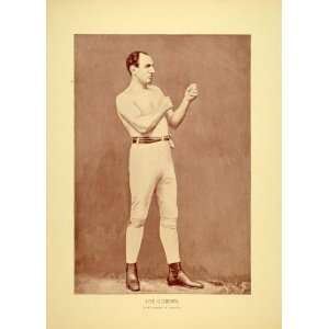 1894 Joe Coburn Boxer Irish Heavyweight Boxing Print   Original 