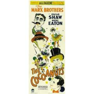  Cocoanuts The Marx Bros Insert Movie Poster 14X36 #01 