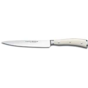   : Wüsthof Classic Ikon Carving Knife   6   Creme: Kitchen & Dining