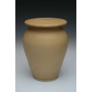  Pale Apple Ceramic Urn