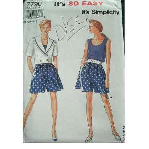   JACKET SIZES 8 10 12 14 16 18 20 SIMPLICITY ITS SO EASY PATTERN 7790