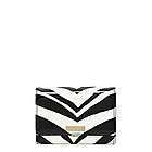 NEW KATE SPADE FANFARE ZEBRA DARLA PATENT LEATHER COIN WALLET FRENCH 