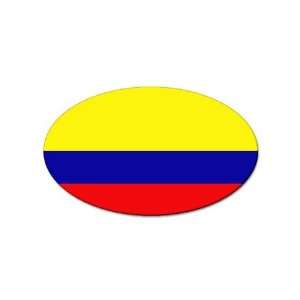 Colombia Flag oval sticker