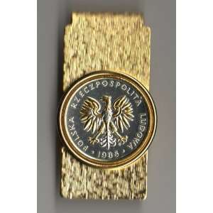  Gorgeous 2 Toned Gold & Silver Polish Eagle   (Hinged 