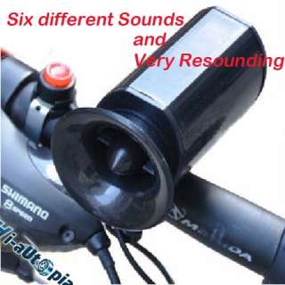 New 6 Sounds Electronic Bicycle Bike Bell Ring Horn  