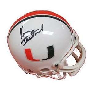  Vinny Testaverde Autographed Mini Helmet   Autographed NFL 