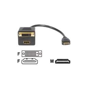  StarTech DVI to DVI/HDMI Splitter Cable: Electronics