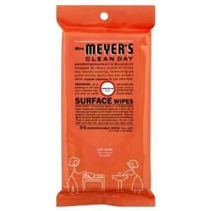 Mrs Meyers Clean Day Surface Wipes/Biodegrad/Geranium 24.0000 CT (Pack 